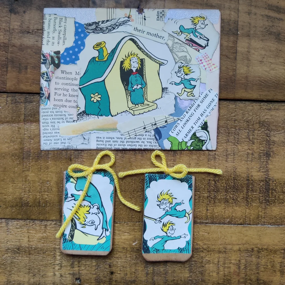 OOAK Whimsical Storybook Junk Journal Ephemera Kit - Adventure Theme